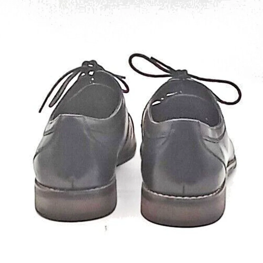 BRUNO MARC Oxfords Shoes Men's Size 8 M Leather Uppers Black Dress